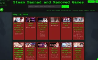 【Steamから削除されたゲームを記録する「Steam Banned and Removed Games」が登場】