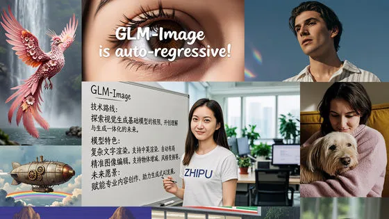 🎨🇨🇳 中国発の画像生成AI「GLM-Image」とは？自己回帰×拡散モデルのハイブリッドで“文字に強いAI”がオープンソース化
